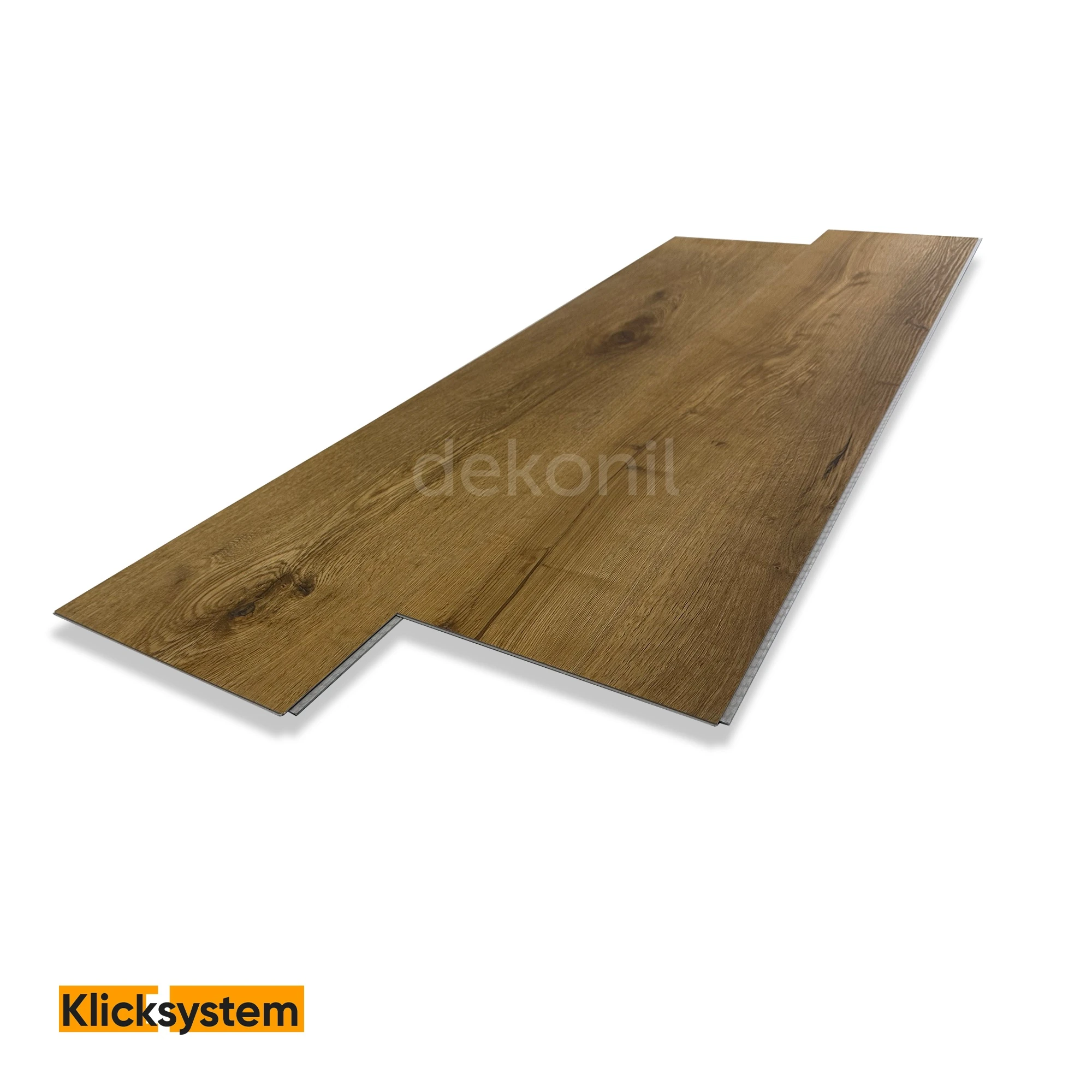 SPC Bodenbelag Eichenoptik – Wasserfeste Bodenpaneele 22,8×120 cm (Paket: 9 Stück / 2,50 m²)