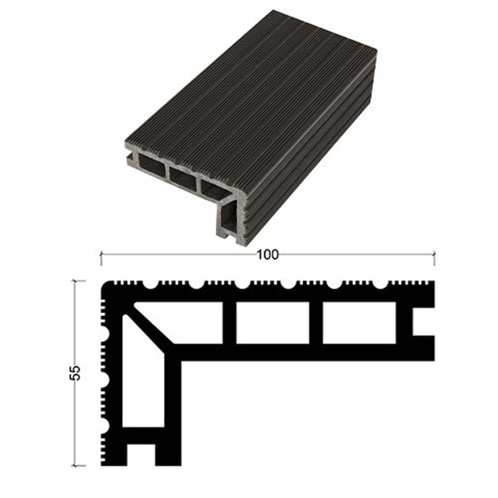 Komposit Deck Bodenbelag Eckprofil