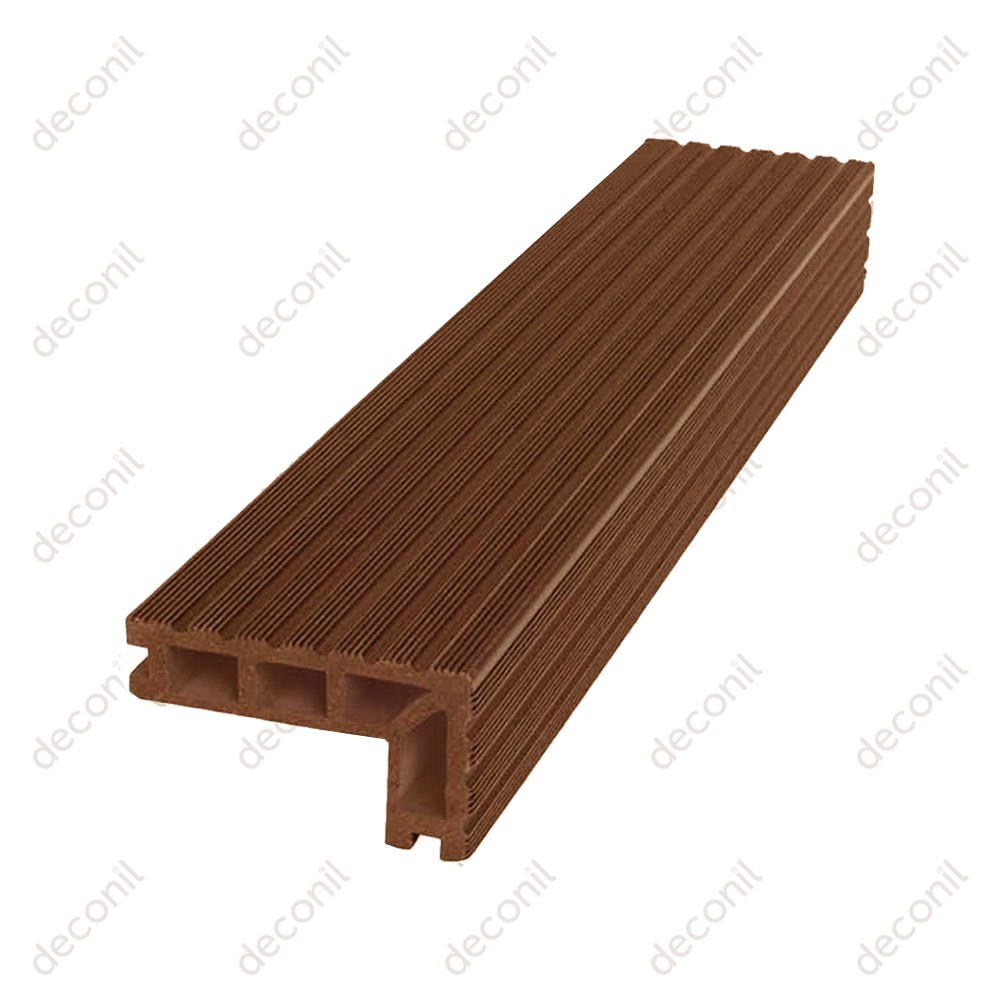 Eckprofil für WPC Terrassendielen - Teak