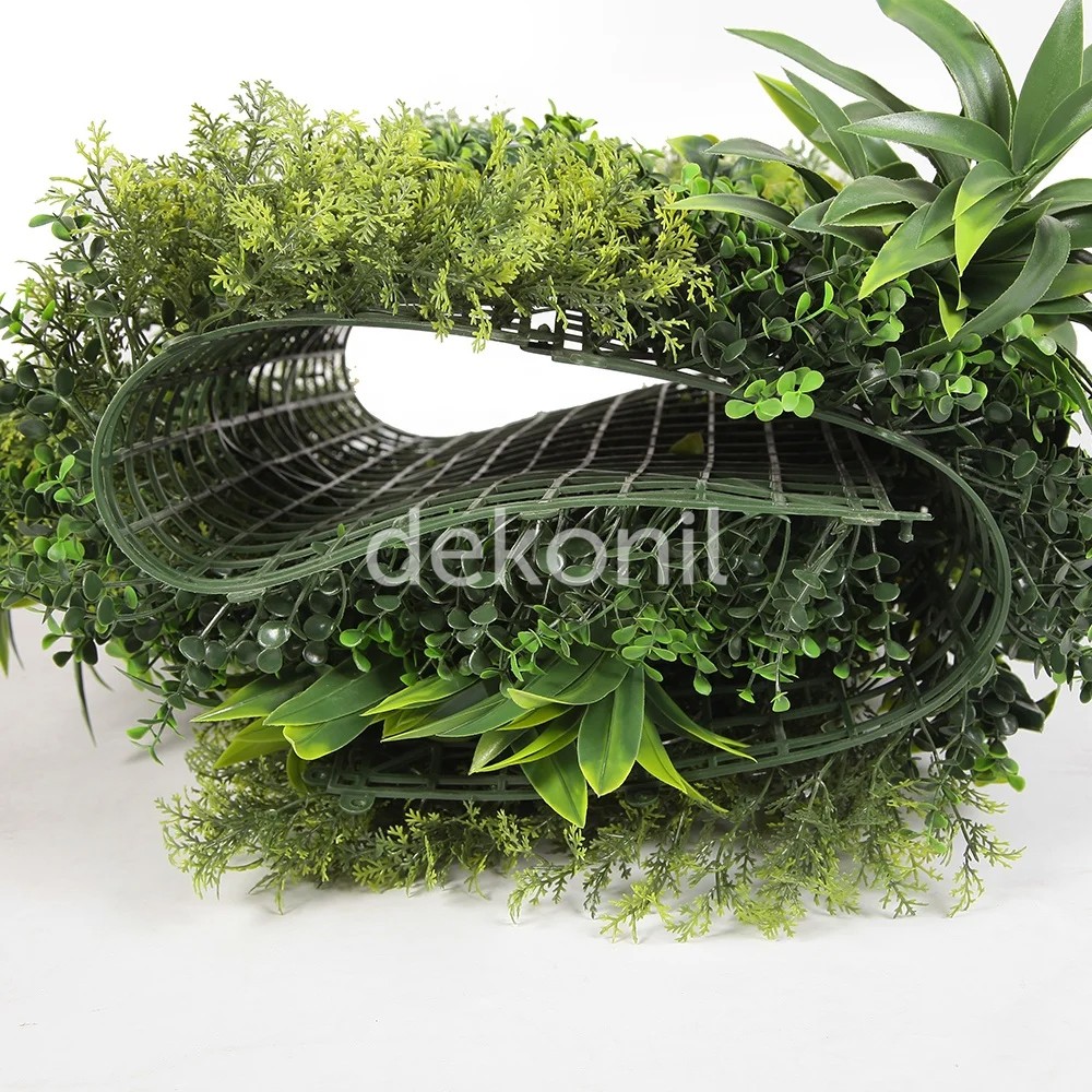 Künstliche Pflanzen- & Blumen Vertikal Gartenpaneel 50×100 cm