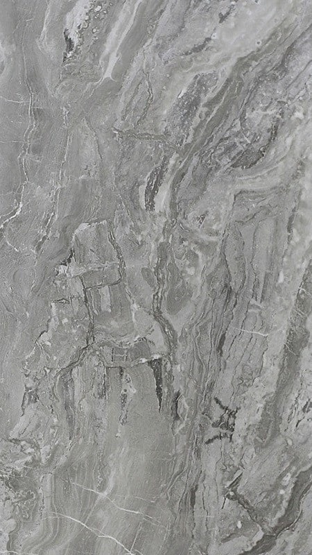 Marmor Muster PVC Wandpaneel 122*244 cm - Schwarz Grau