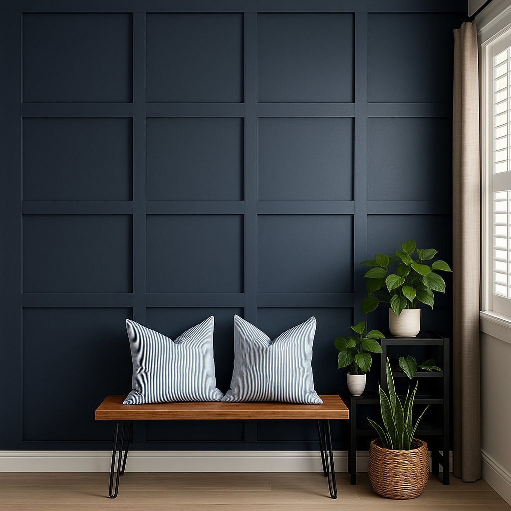 Skandinavische MDF Wandleiste 6×100 cm