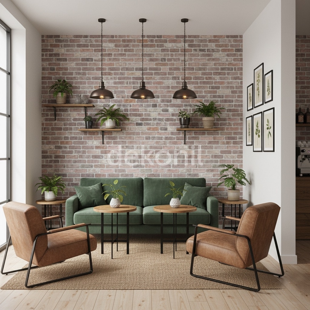 EPS 3D Wandpaneel Ziegeloptik – 100x50x2 cm