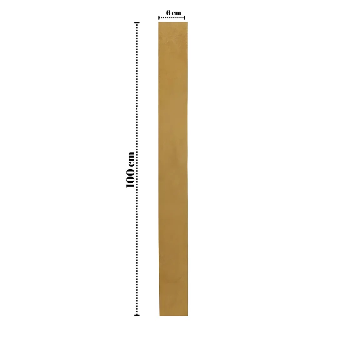 Skandinavische MDF Wandleiste 6×100 cm