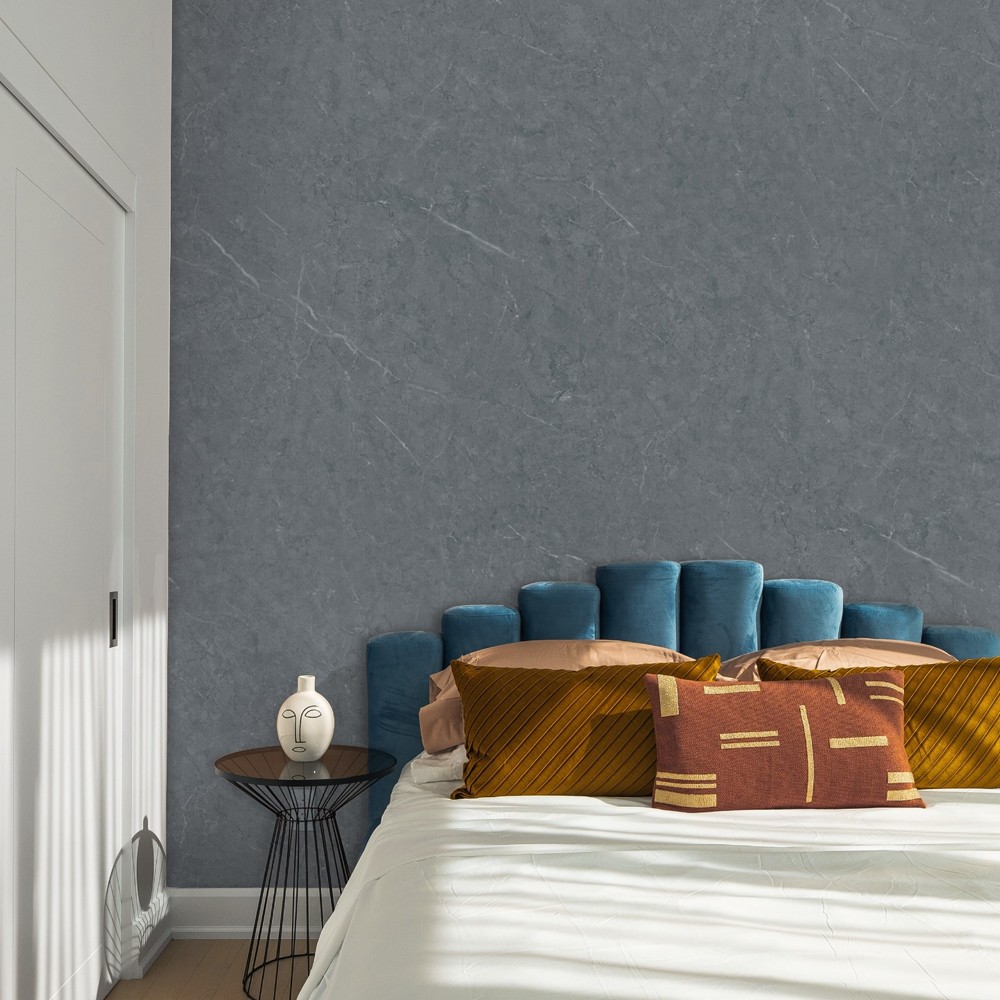 Grau Serie Marmor Muster PVC Wandpaneel 122*244 cm