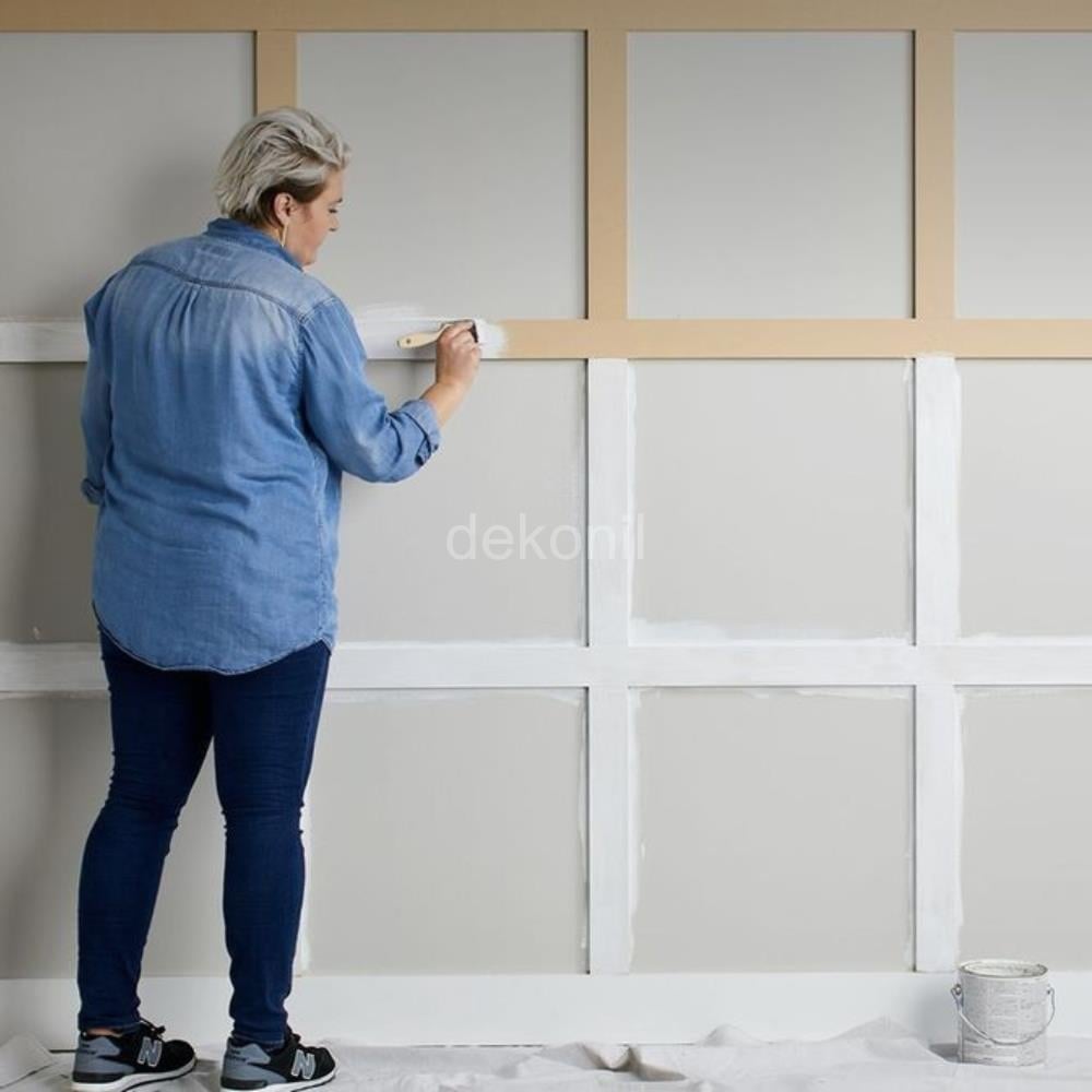 Skandinavische MDF Wandleiste 6×100 cm