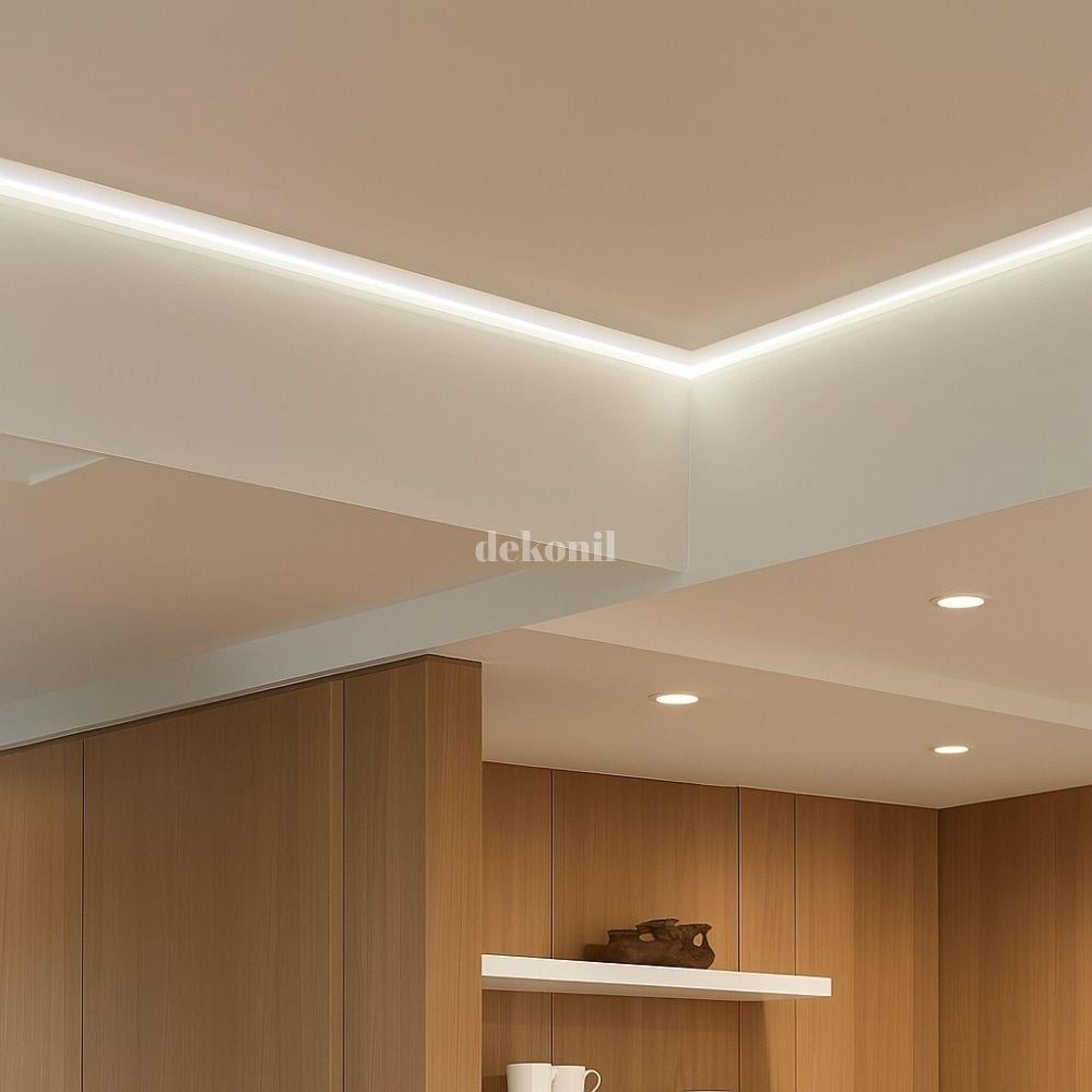 LED Aluminiumprofil für Beleuchtete Stuckleisten
