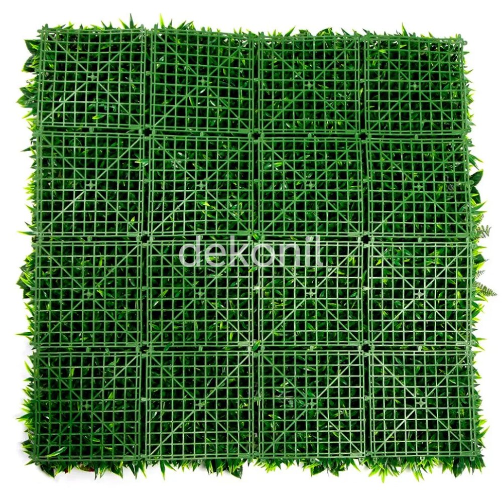 Künstliche Pflanzen- & Blumen Vertikal Gartenpaneel 100×100 cm