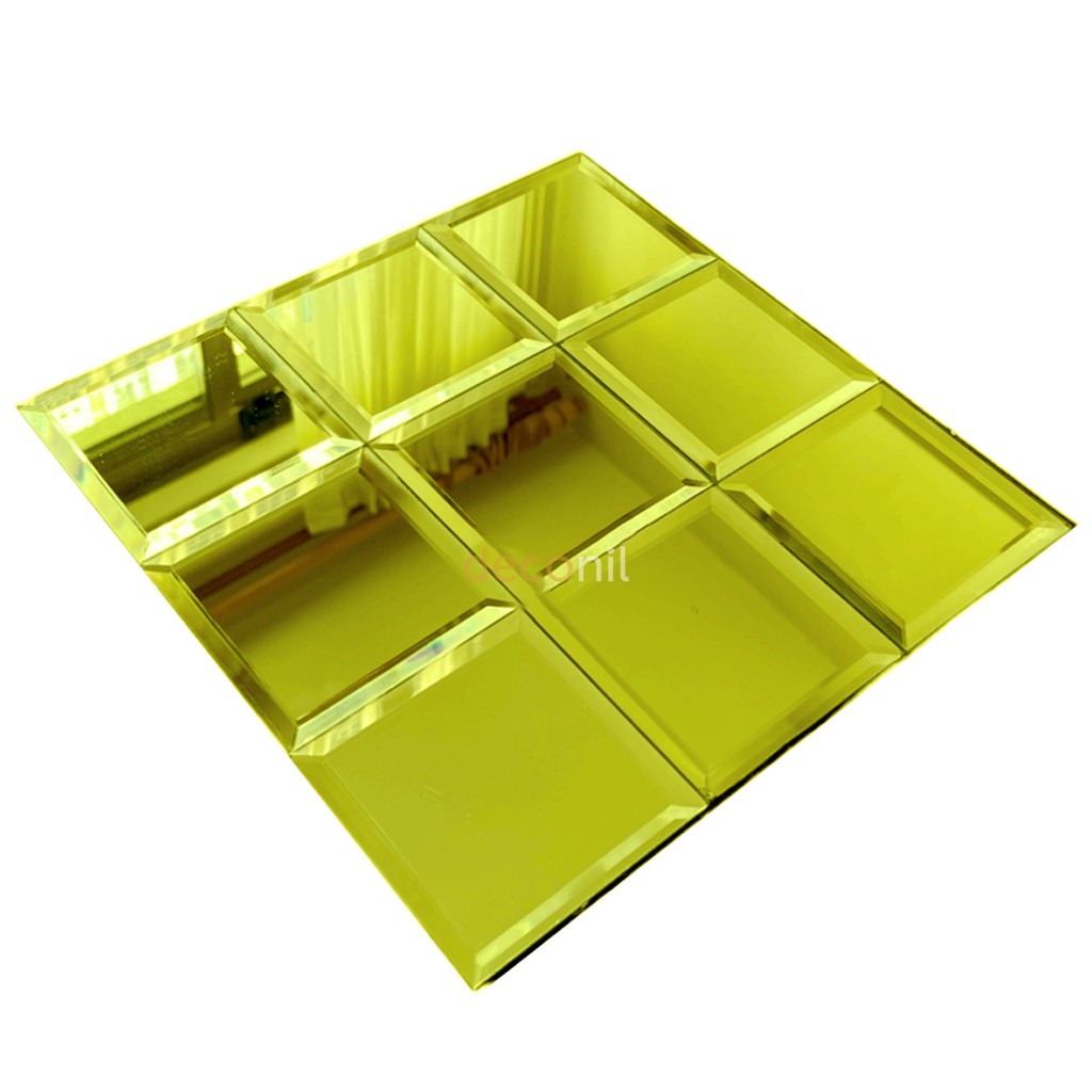 Selbstklebender Spiegel Fliesenkachel 30*30 cm - D17