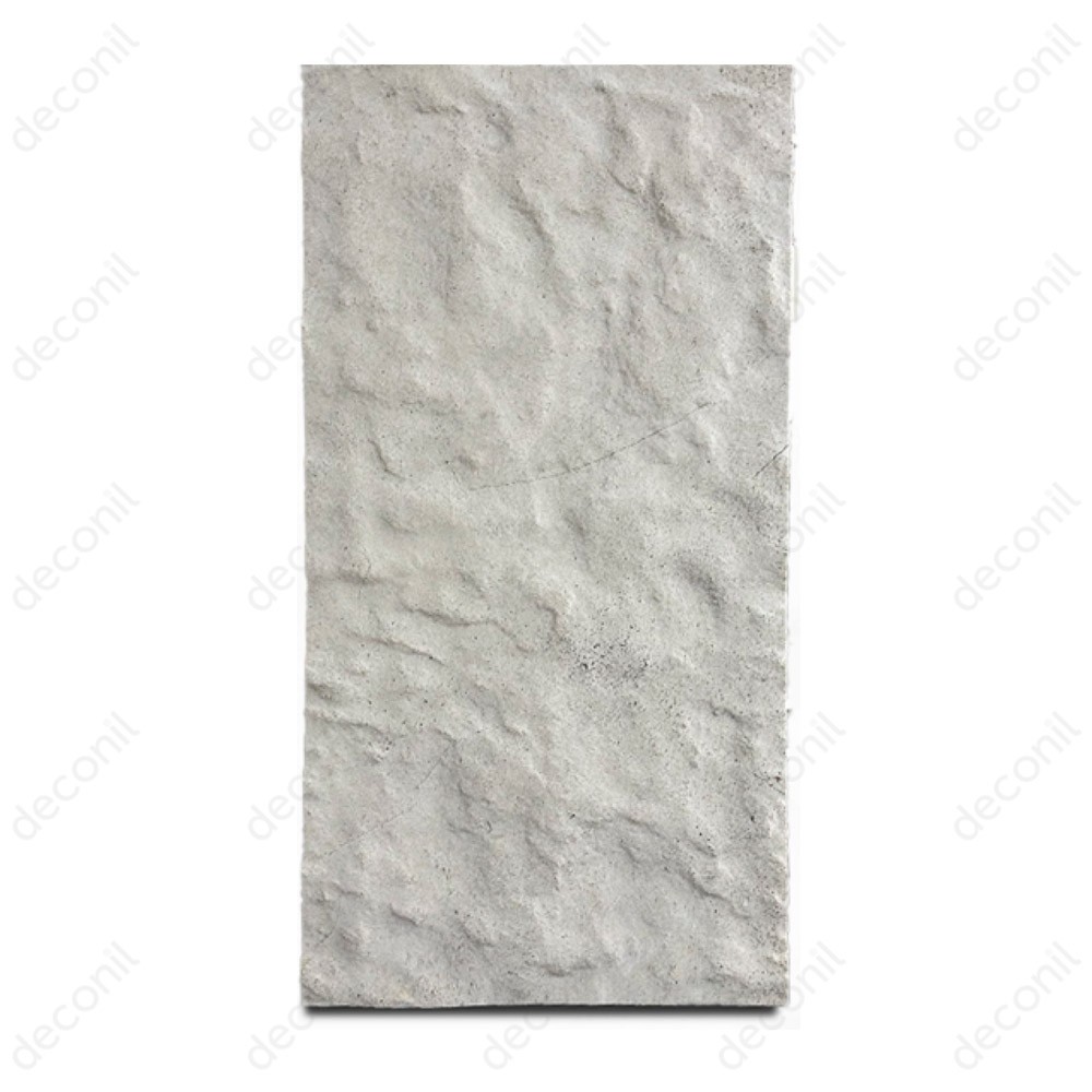 Steinstrukturierte EPS Wandpaneele 50×120 cm - Weiß