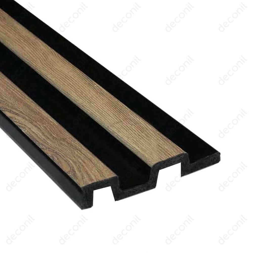 Holz Schwarz Serie Dekopaneele 12 cm - Buche Schwarz