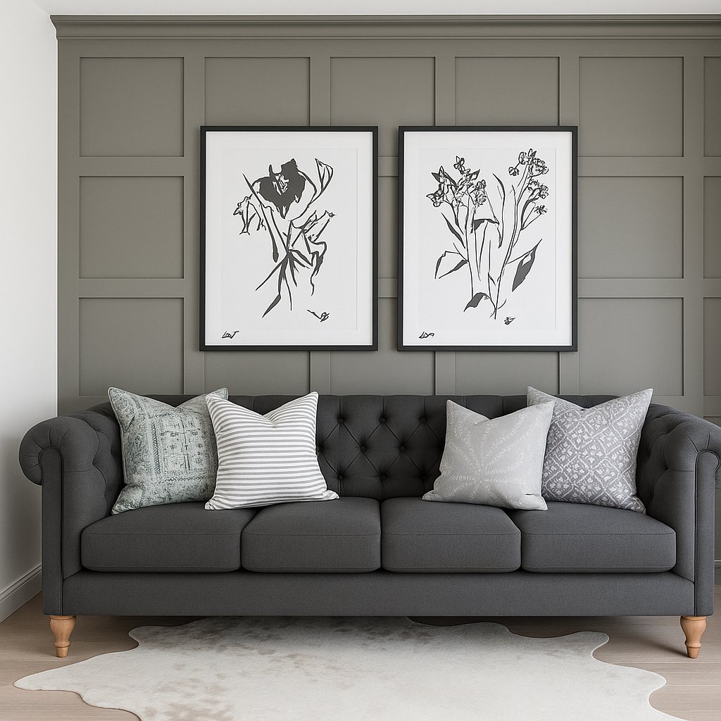 Skandinavische MDF Wandleiste 6×100 cm