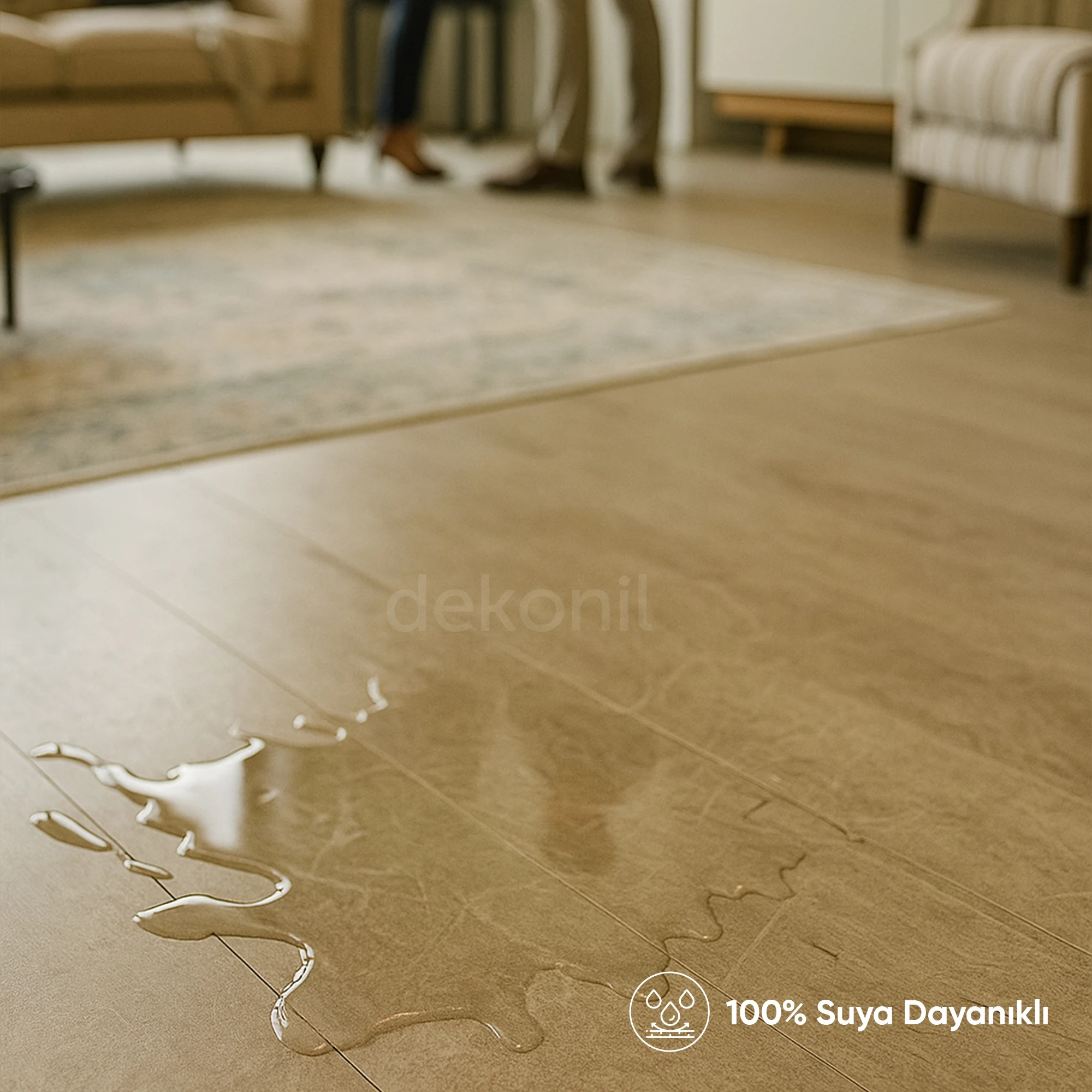 SPC Bodenbelag Marmoroptik – Wasserfeste Bodenpaneele 30,5×120 cm (Paket: 6 Stück / 2,23 m²)