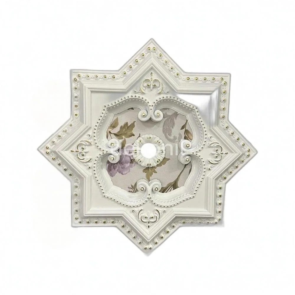 Stern Palastdecke 60 cm - Weiß Gold