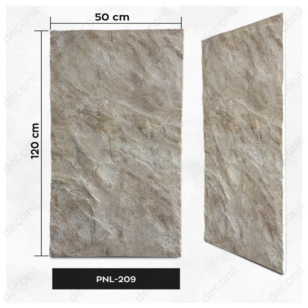 Steinstrukturierte EPS Wandpaneele 50×120 cm
