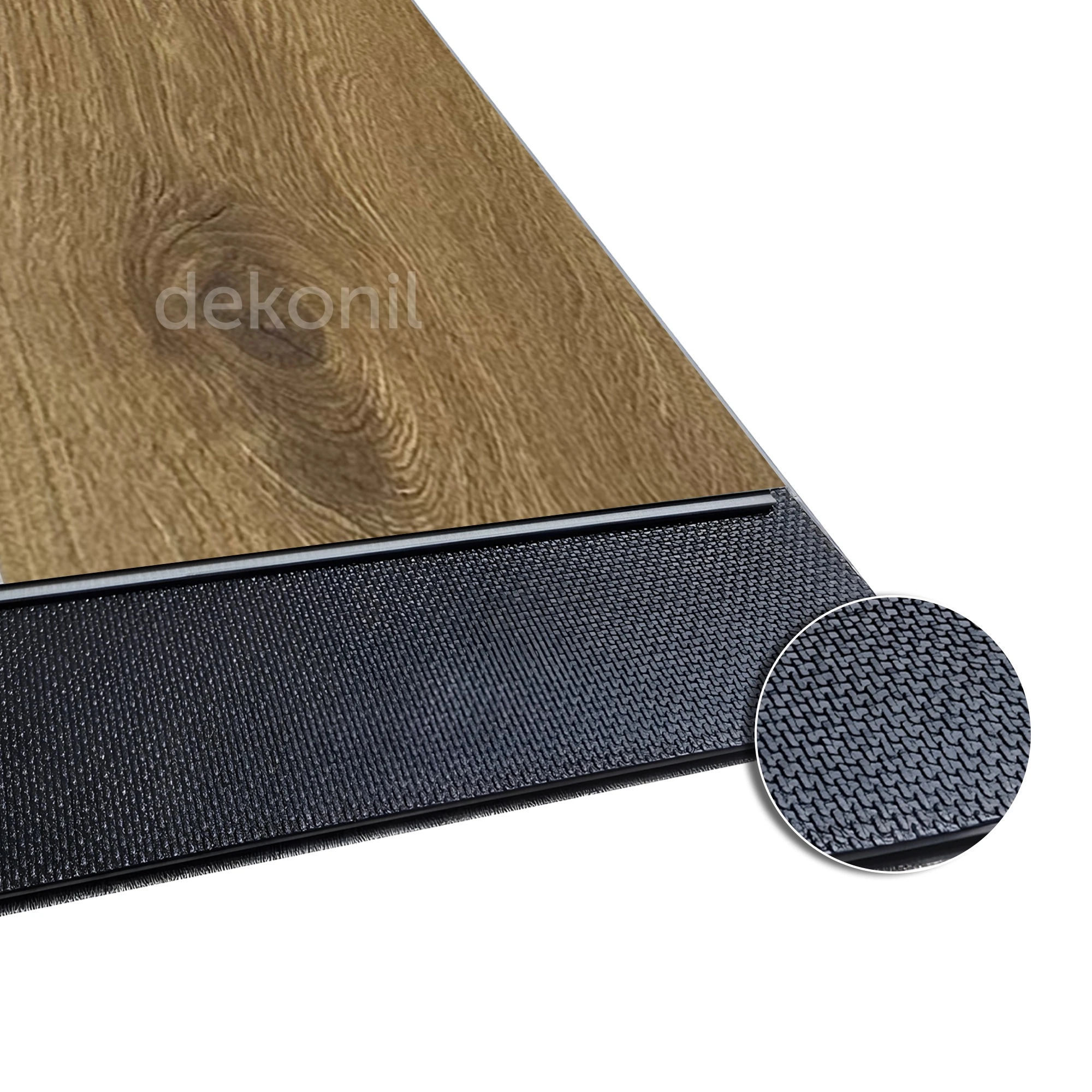 SPC Bodenbelag Eichenoptik – Wasserfeste Bodenpaneele 22,8×120 cm (Paket: 9 Stück / 2,50 m²)