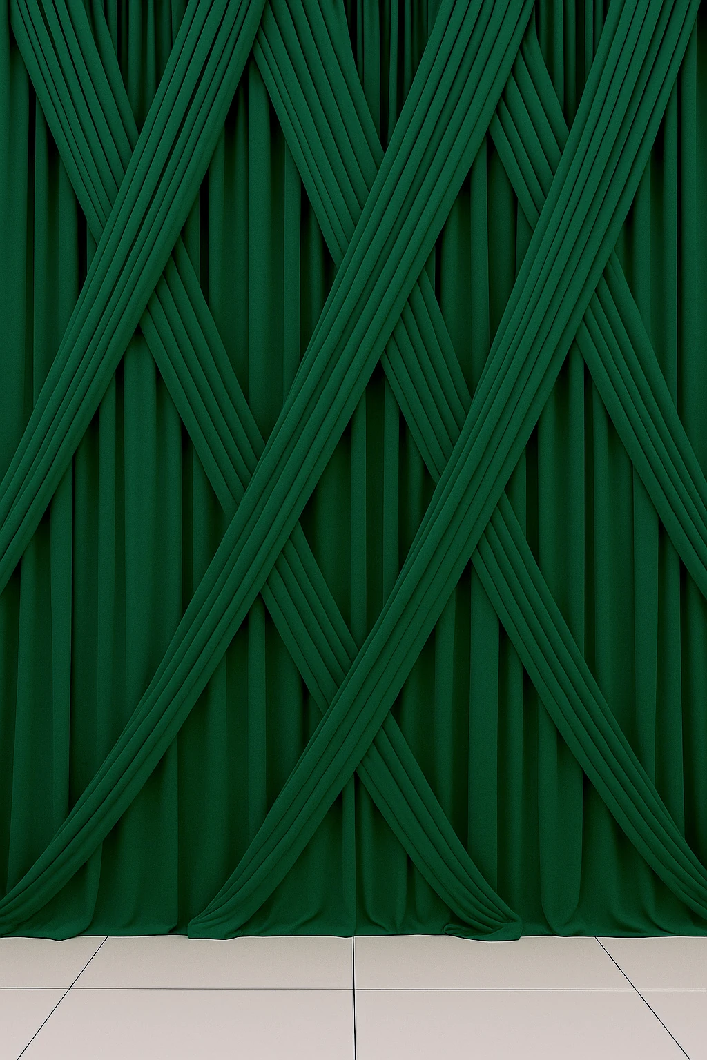 Vorhang-Low Budget - Grün