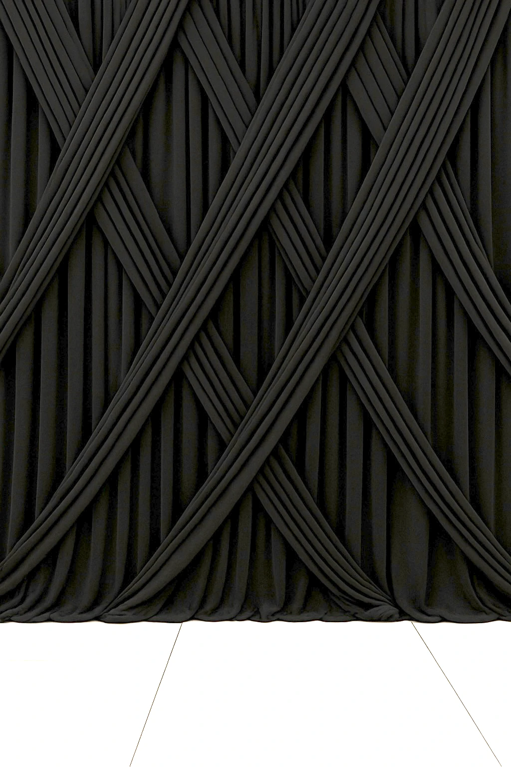 Vorhang-Low Budget - Schwarz