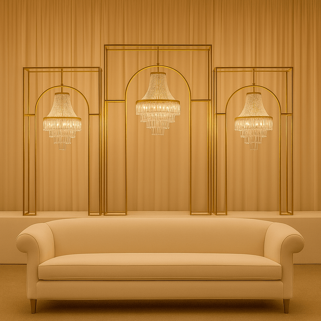 Kronleuchter Gold