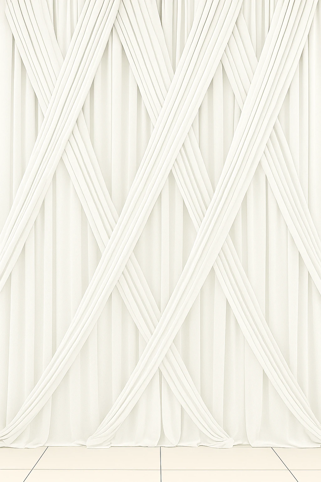 Vorhang-Low Budget - Weiss