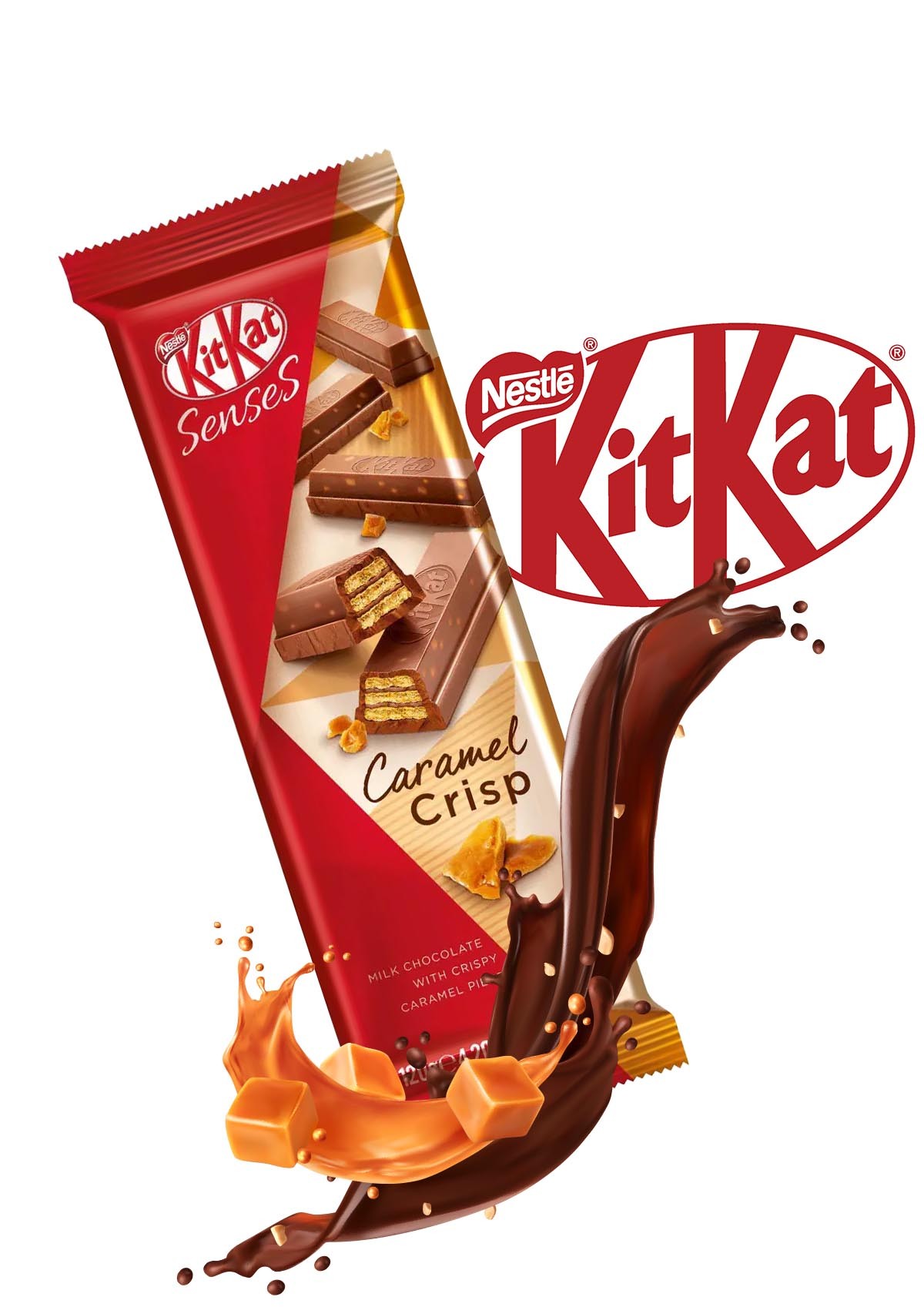 Kitkat Senses Caramel Crisp Tablet 120g