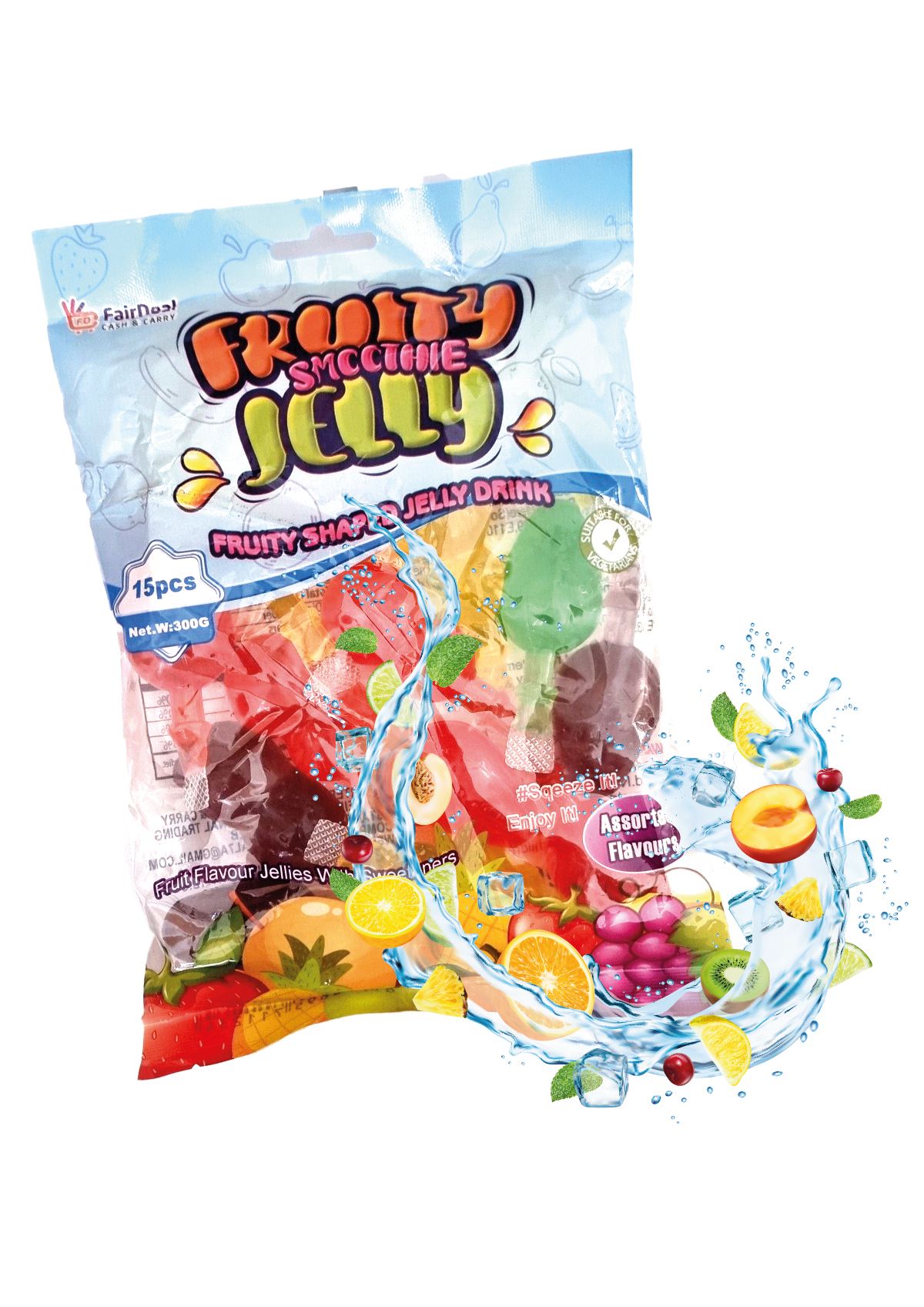 FRUIT JELLYS Smoothie BAG  Fruity Jellies Halal