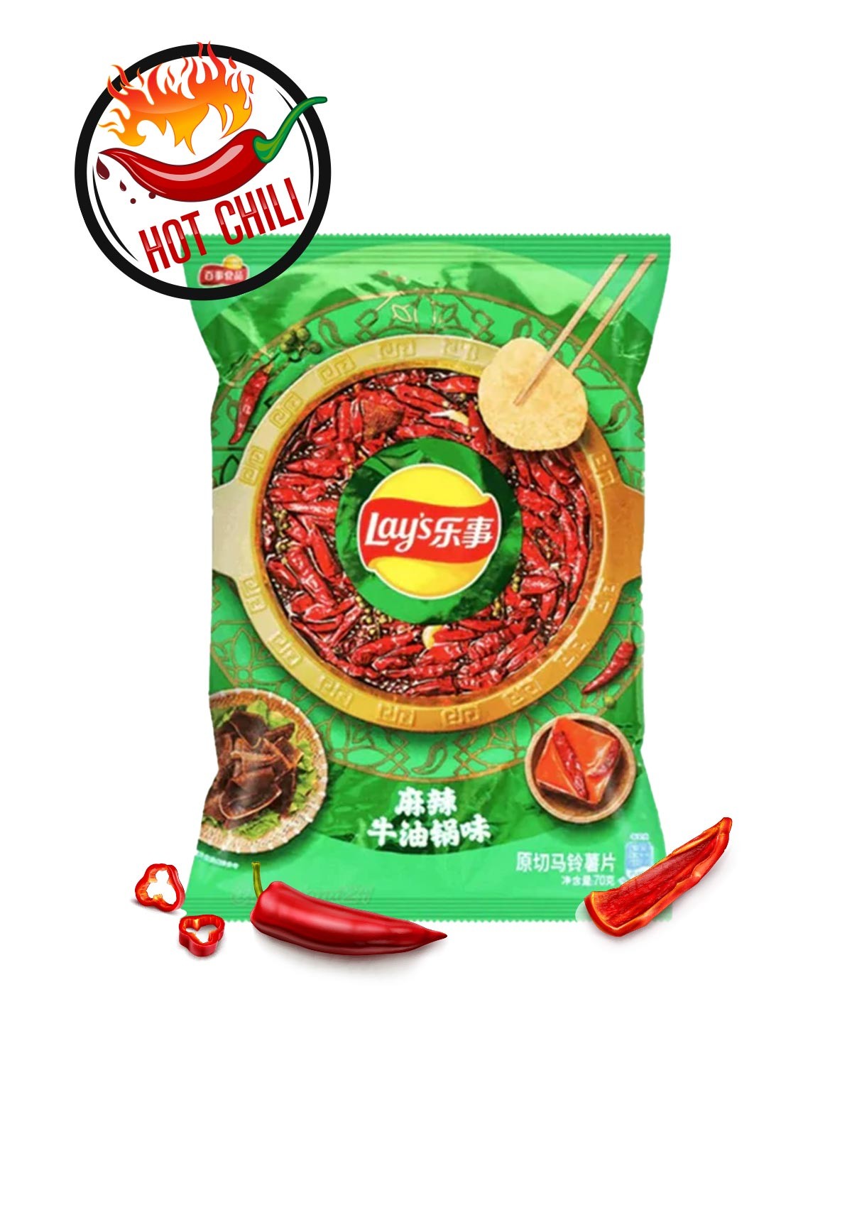 LAY'S SPICY BUTTER HOT POT FLAVOUR (70G)