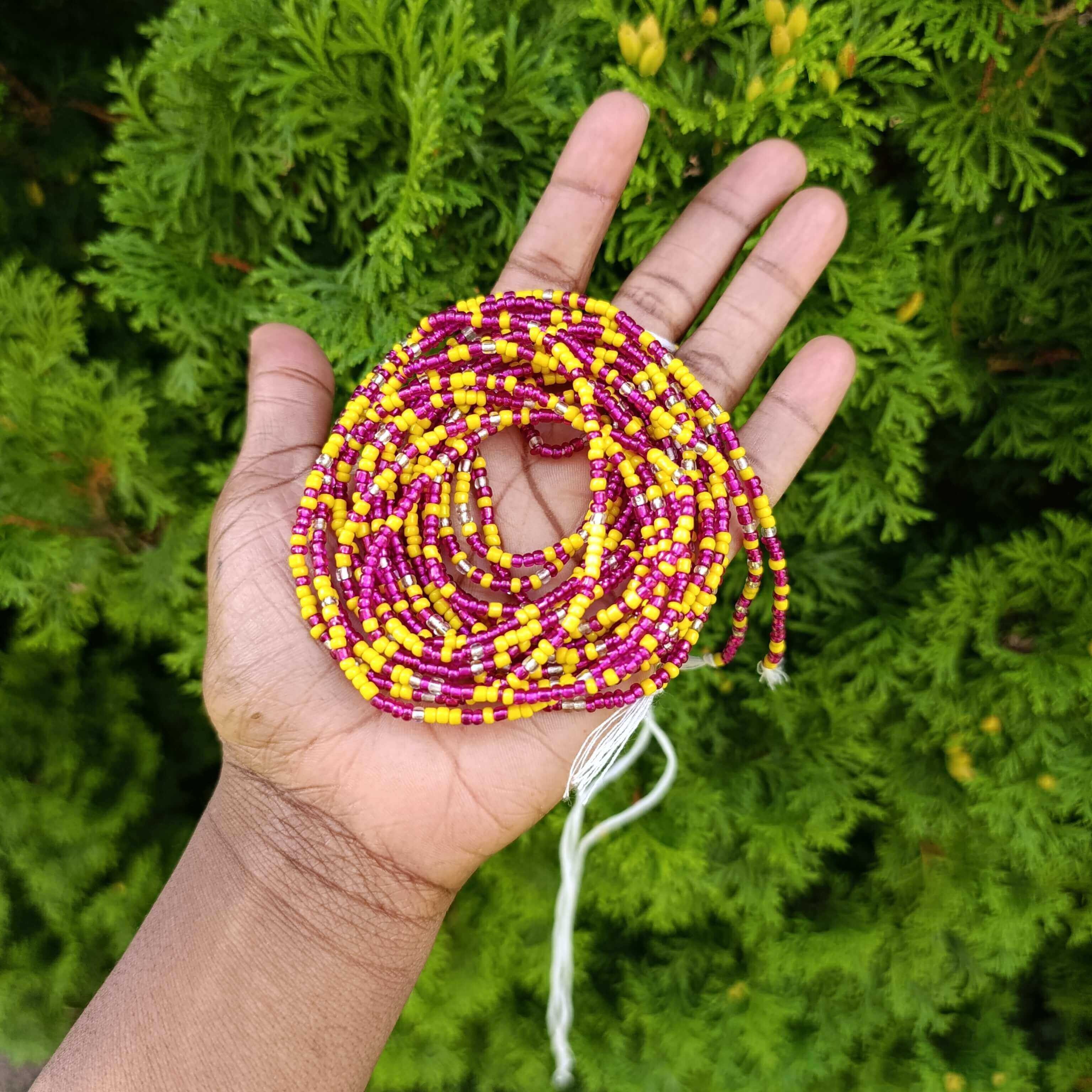 Eri - Afrikanische Taillenkette (Traditionelle nicht elastische Schnur)