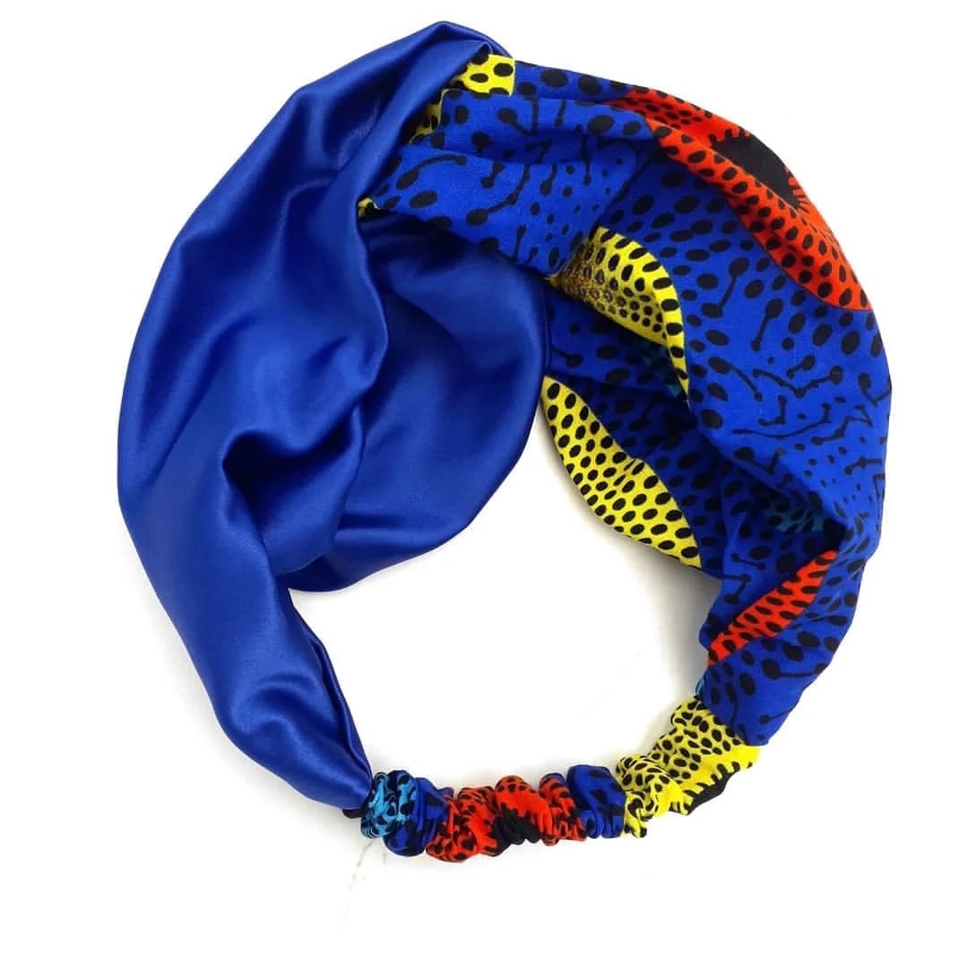 Kopfband in Afrikanischer Print - Pink