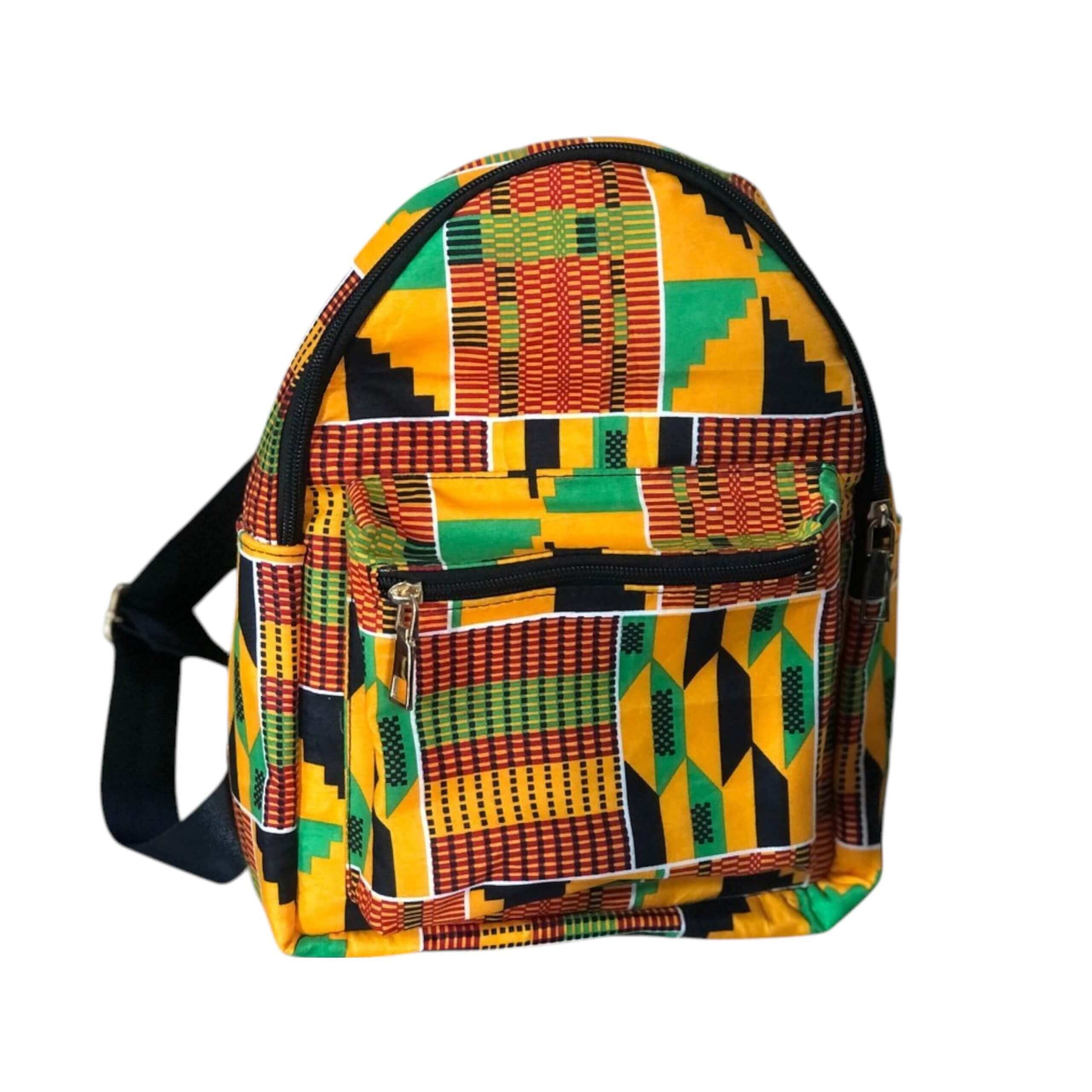 Afrikanischer Print Kindergartenrucksack - Kente