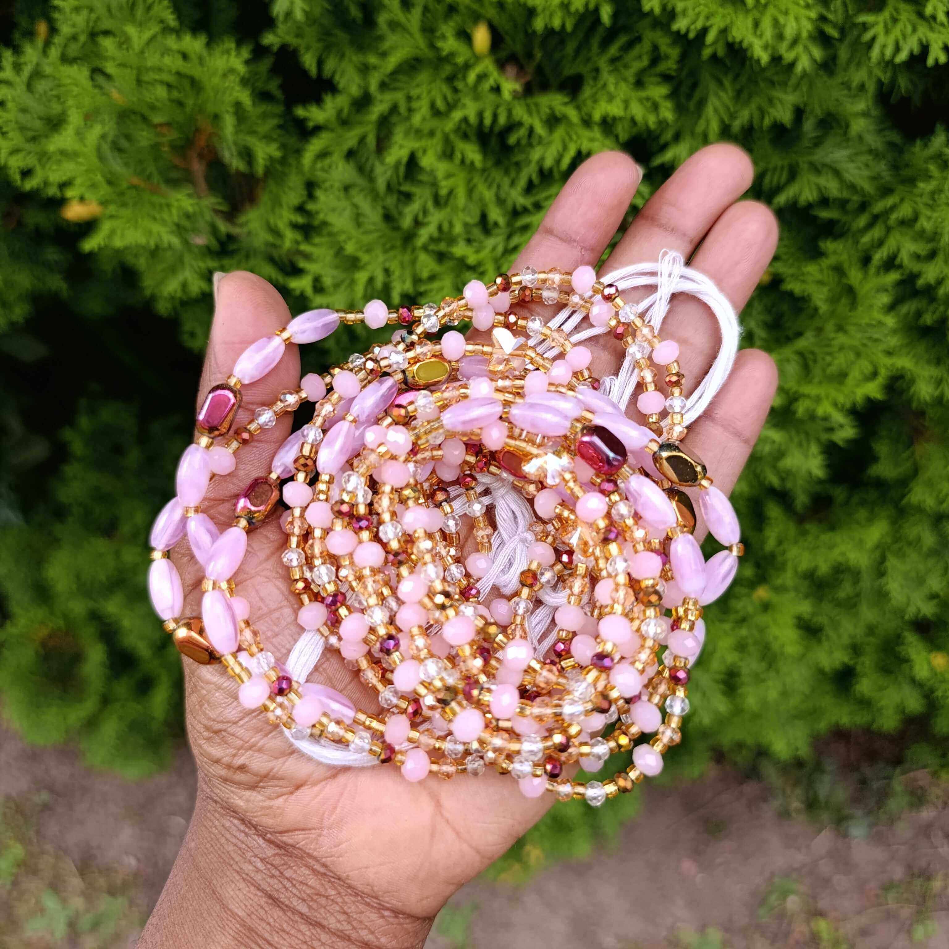 Ajoke - Afrikanische Taillenkette (Traditionelle nicht elastische Schnur)