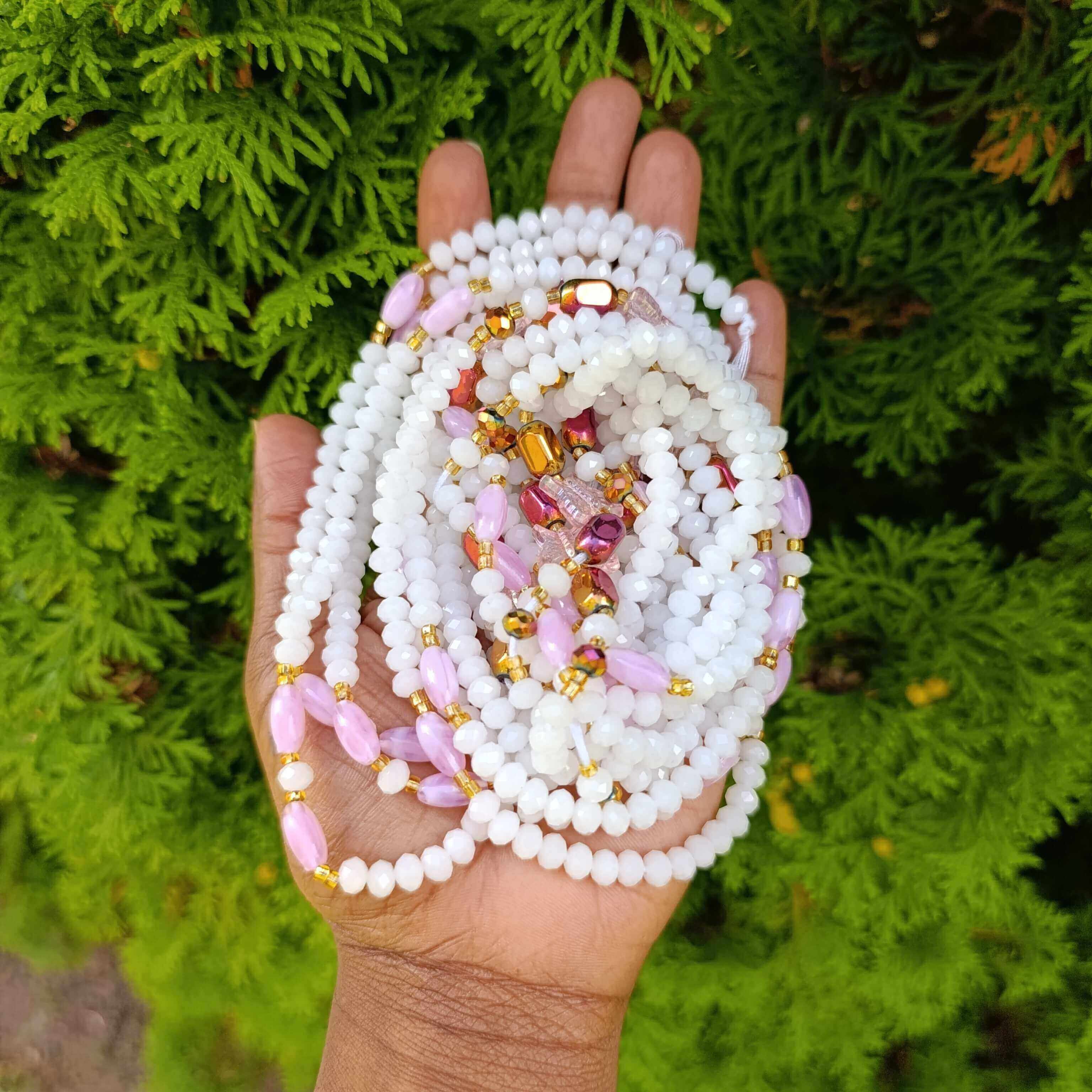 Apeke -  Afrikanische Taillenkette (Traditionelle nicht elastische Schnur)