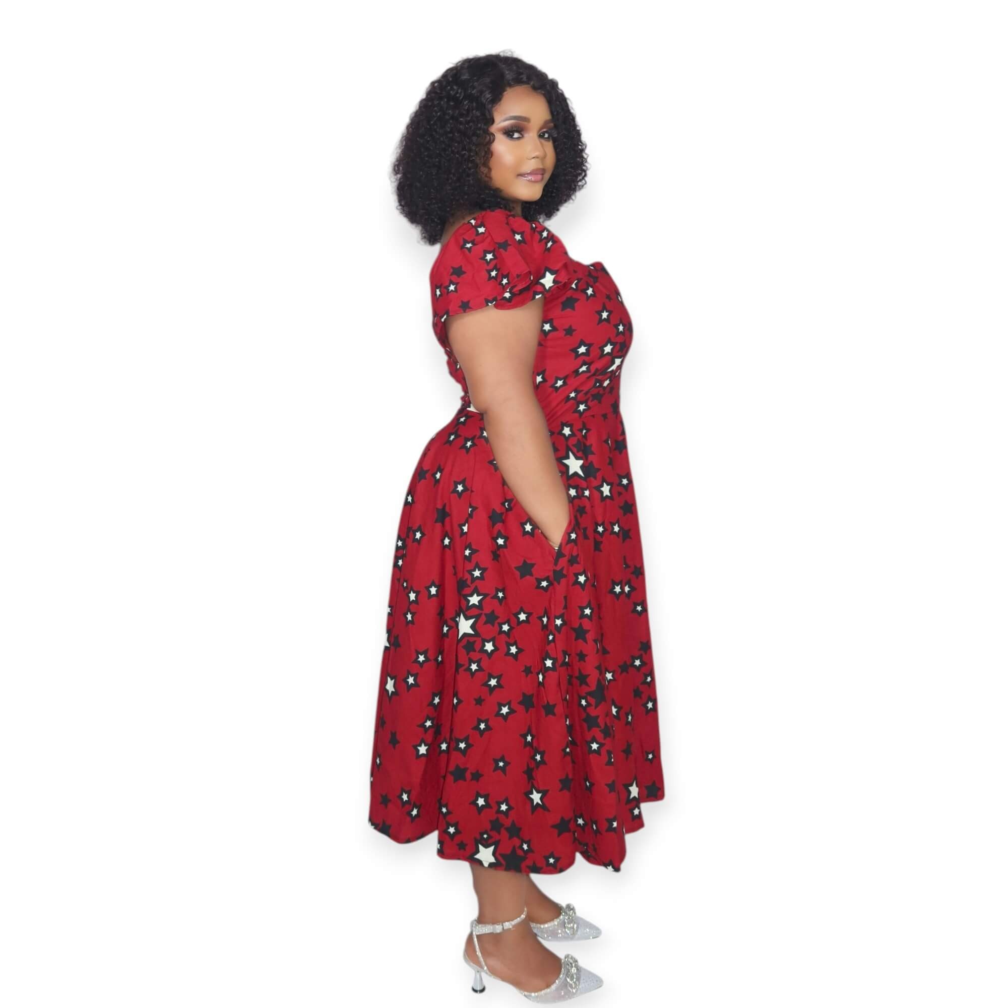 Fayoke - Afrikanischer Print Midikleid