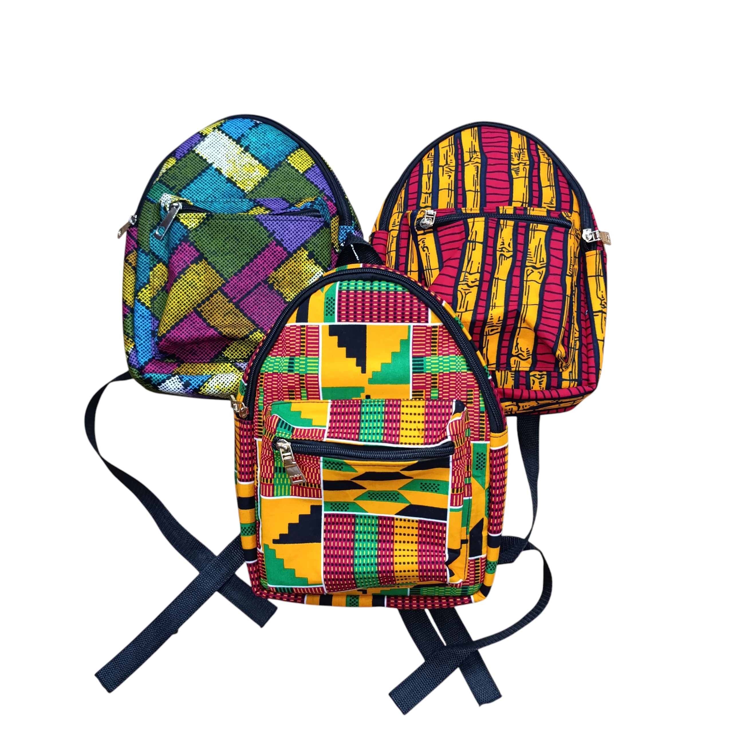 Afrikanischer Print Kindergartenrucksack - Kente