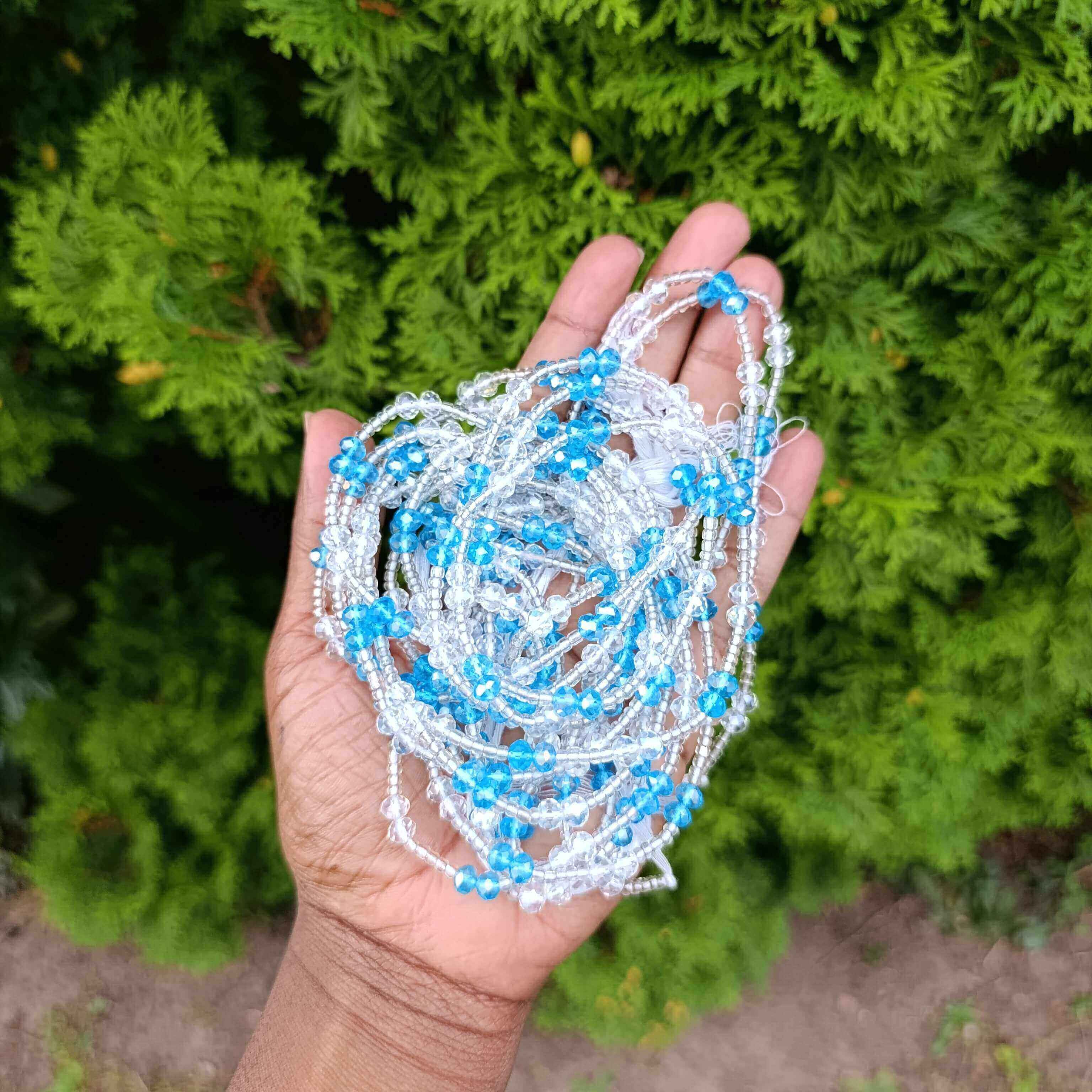 Adanna - Afrikanische Taillenkette (Traditionelle nicht elastische Schnur)