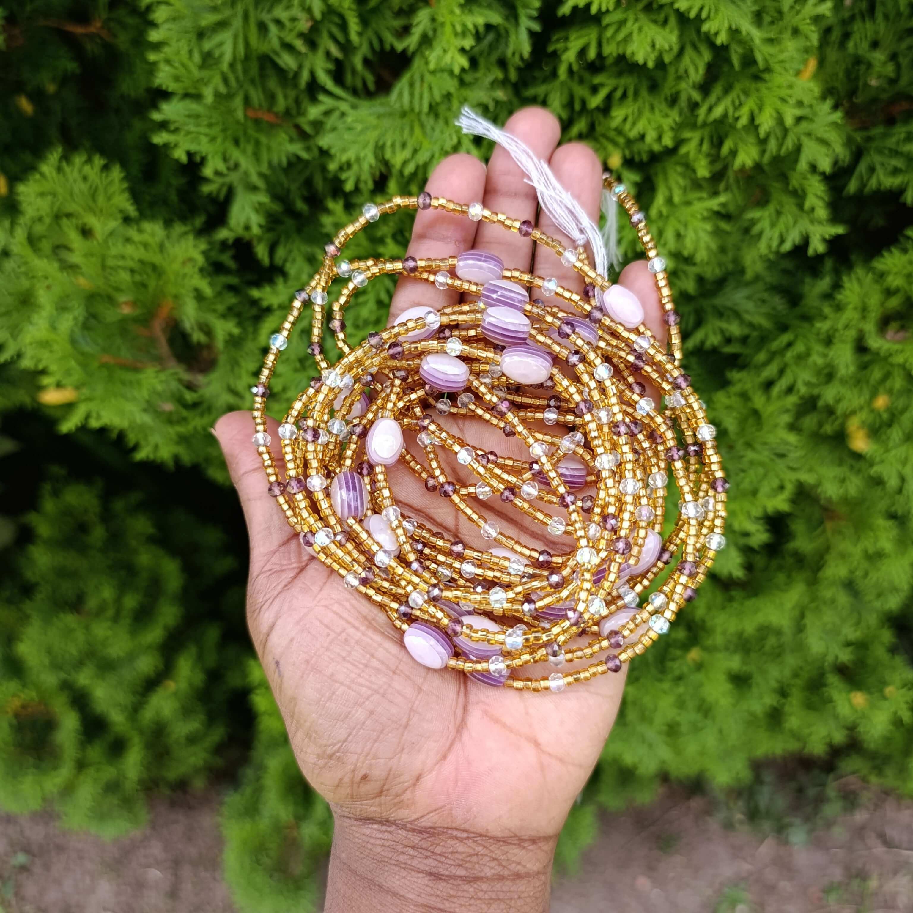 Sola - Afrikanische Taillenkette (Traditionelle nicht elastische Schnur)