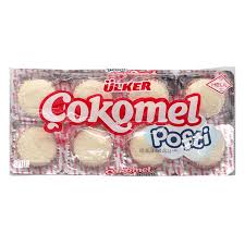 Cokomel pofti beyaz 8*18 gr.
