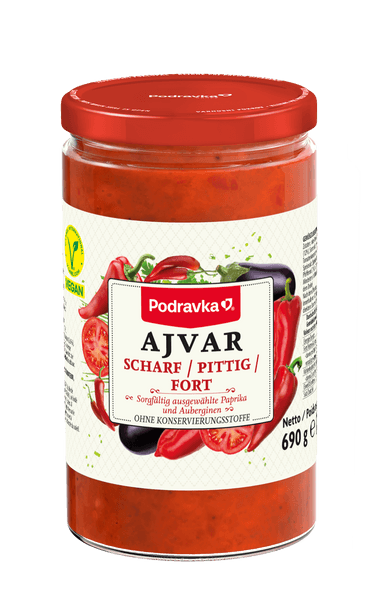 Podravka ajvar scharf 720 ml
