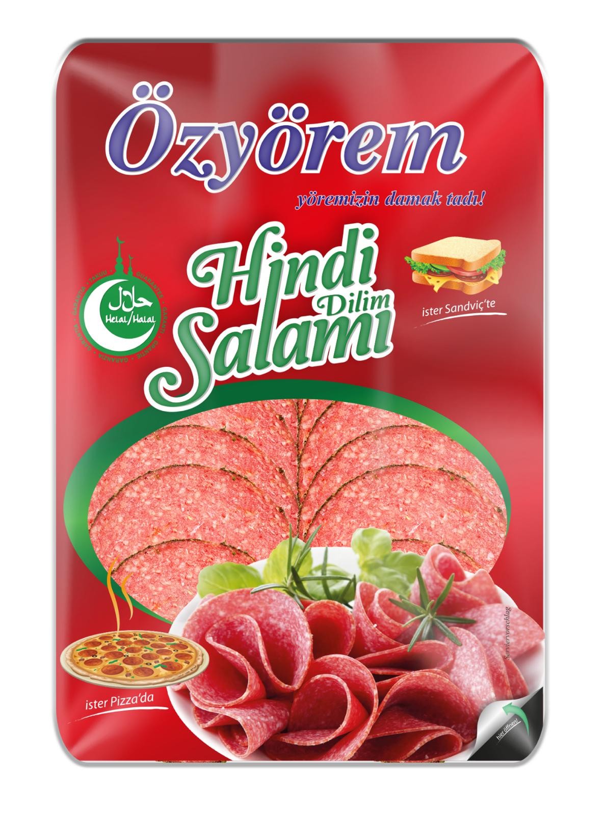 Özyörem Pizza  Truthan-Hindi Salami 400 gr