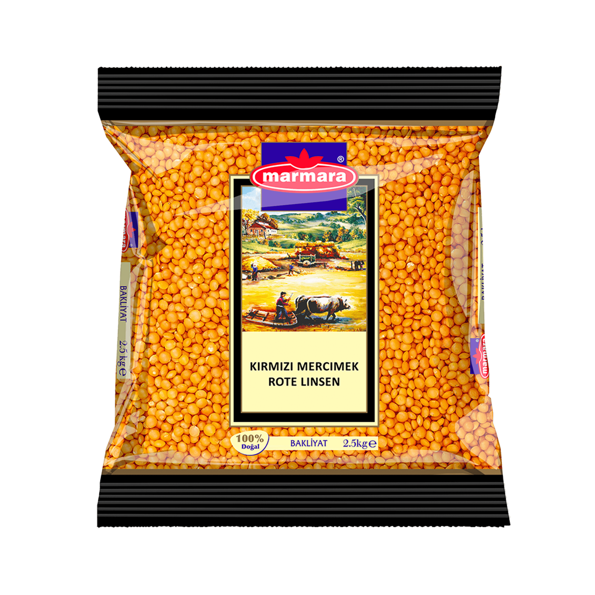 Marmara Rote Linsen 2,5 kg-Marmara kirmizi mercimek 2.5 kg
