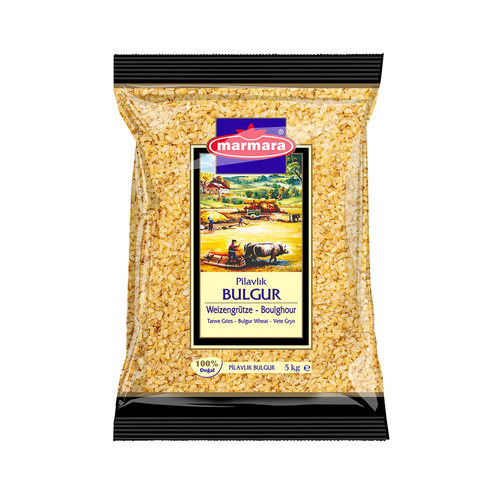 Marmara Weizengrütze Für Pilaw 5 kg-Marmara pilavlik bulgur 5 kg
