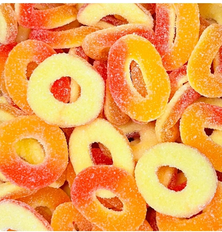 Bebeto s.peach rings 300 gr