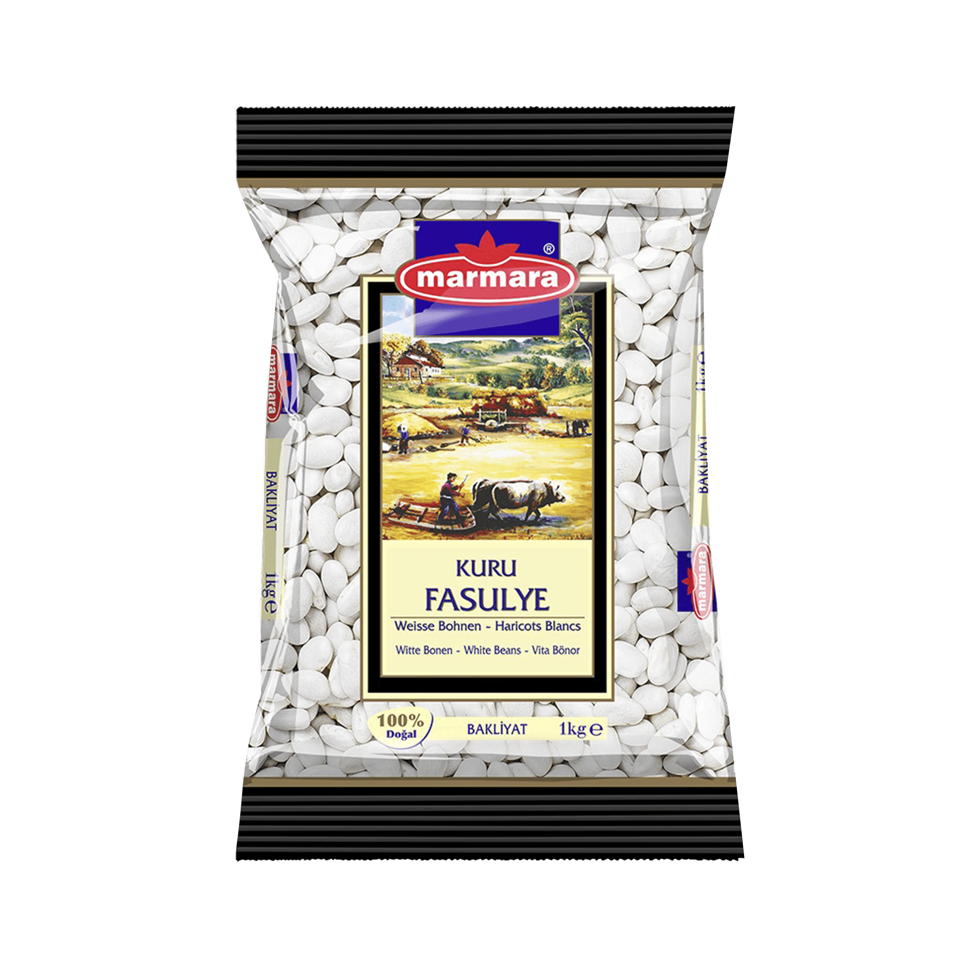 Marmara Weiße Bohnen Groß (10mm) 1 kg-Marmara kuru fasulye iri (10 mm) 1 kg.