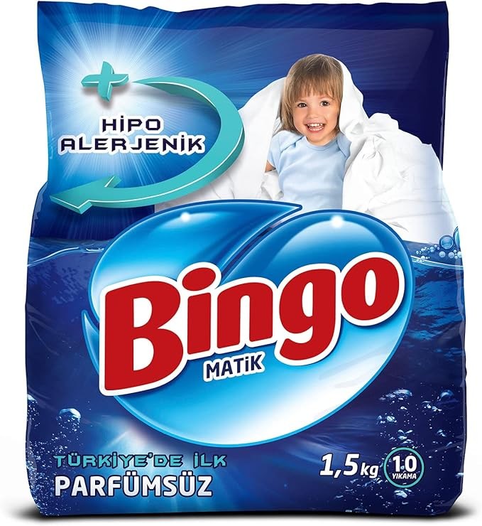 Bingo deterjan  eko parfümsüz 1,5 kg