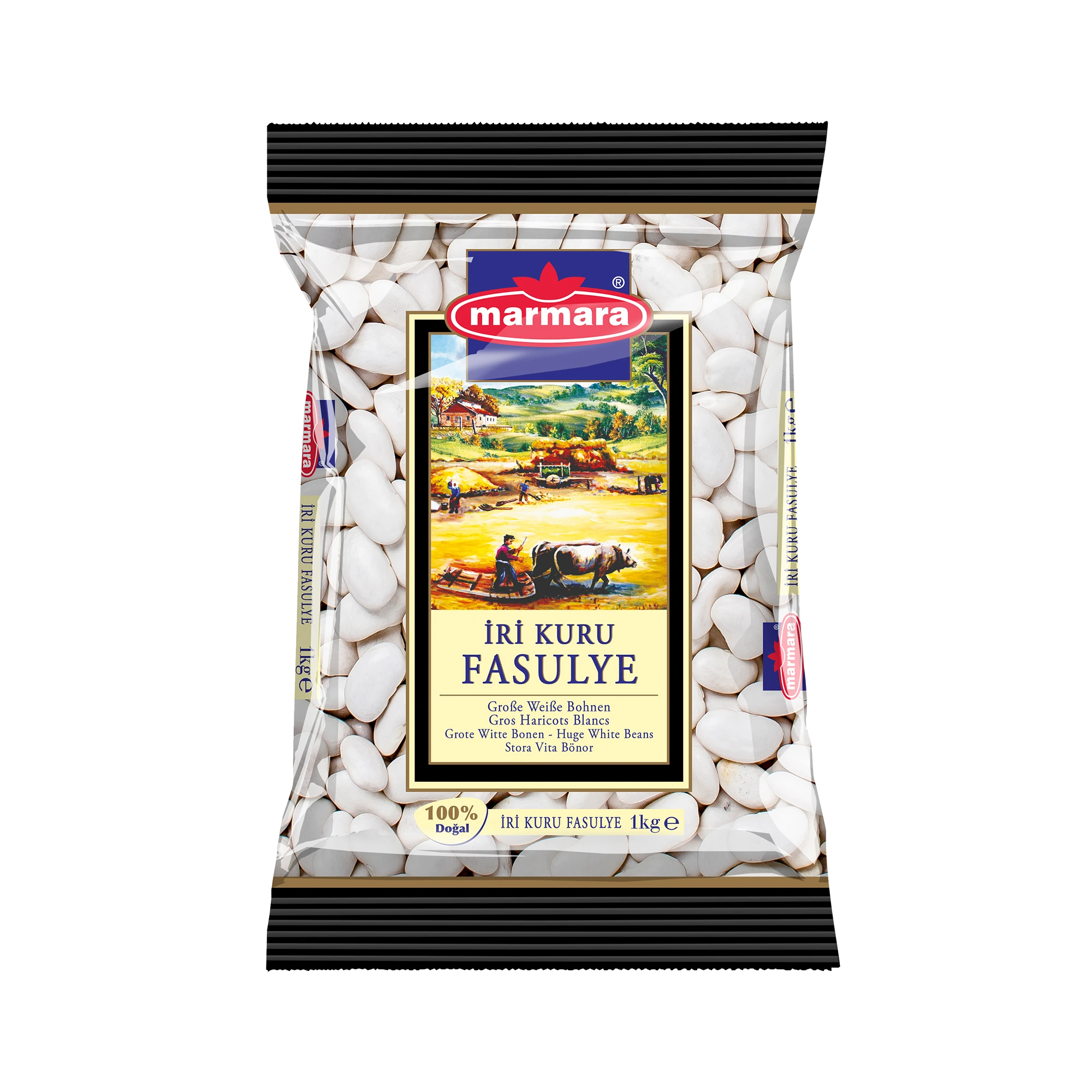 Marmara Weiße Bohnen Groß (10mm) 1 kg-Marmara kuru fasulye iri (10 mm) 1 kg.