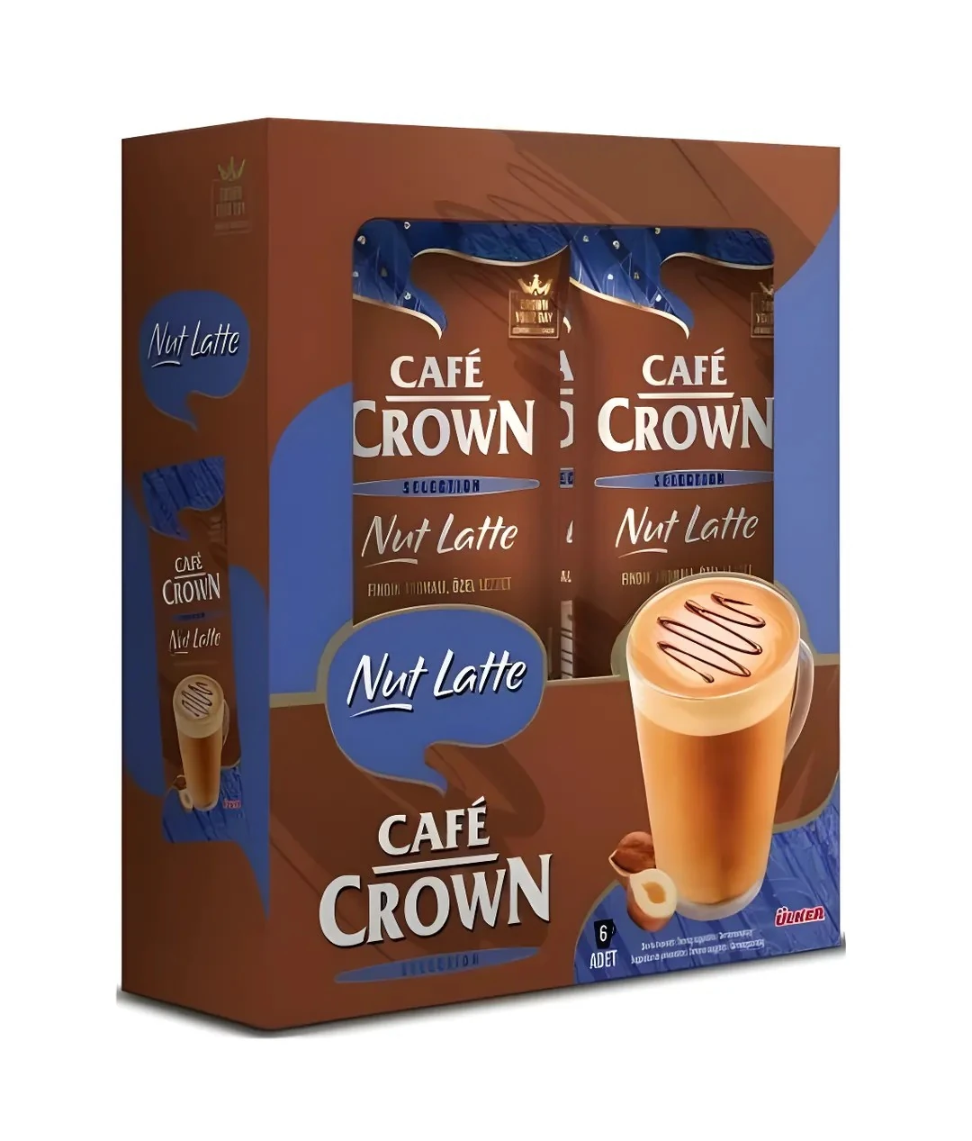 Cafe crown selection  latte findik 129 g