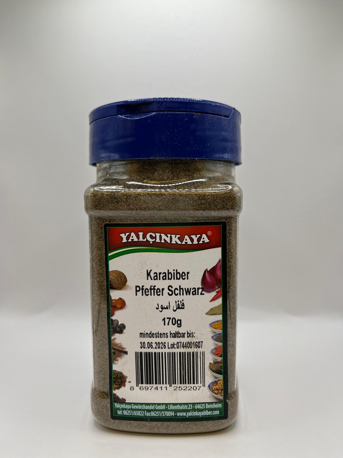 Pfeffer schwarz 170 gr Yalcinkaya