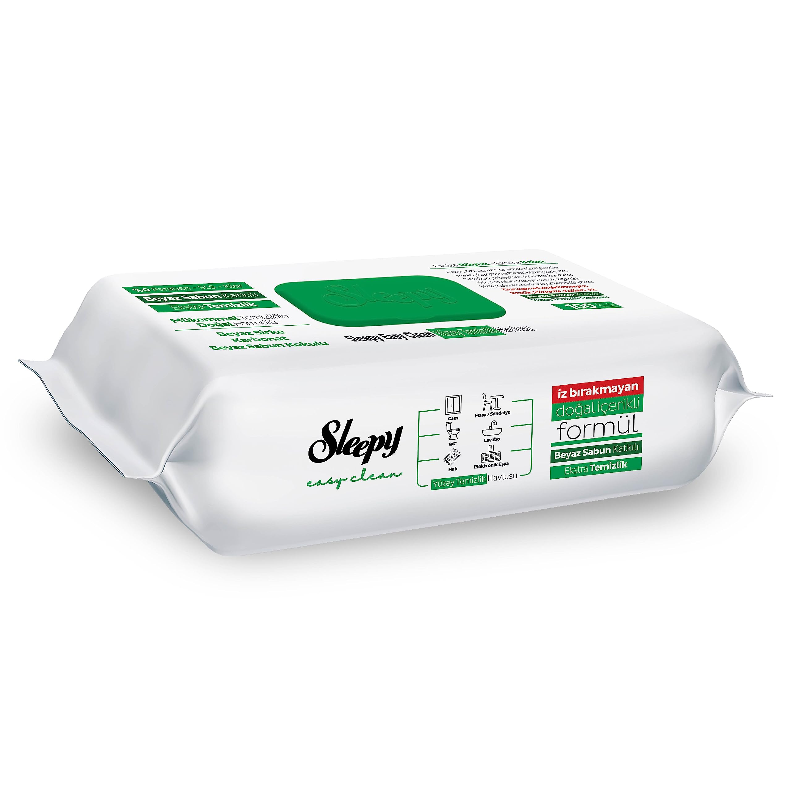Sleepy temizlik havlusu yesil  100 lük