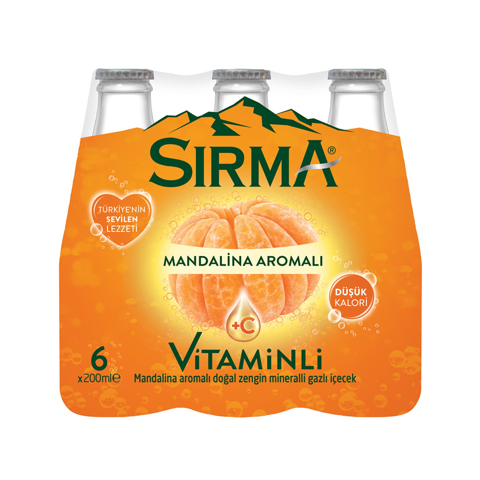 Sirma Maden Suyu Mandarine 6x250ml