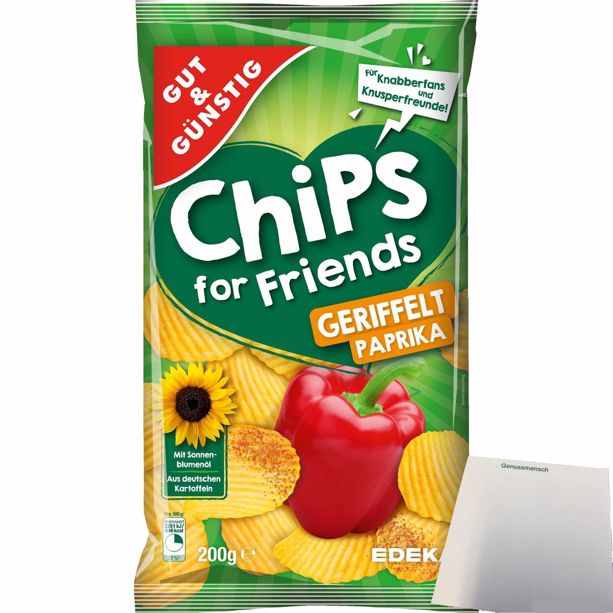 G&G Kartoffelnchips mit Paprika 200 gr